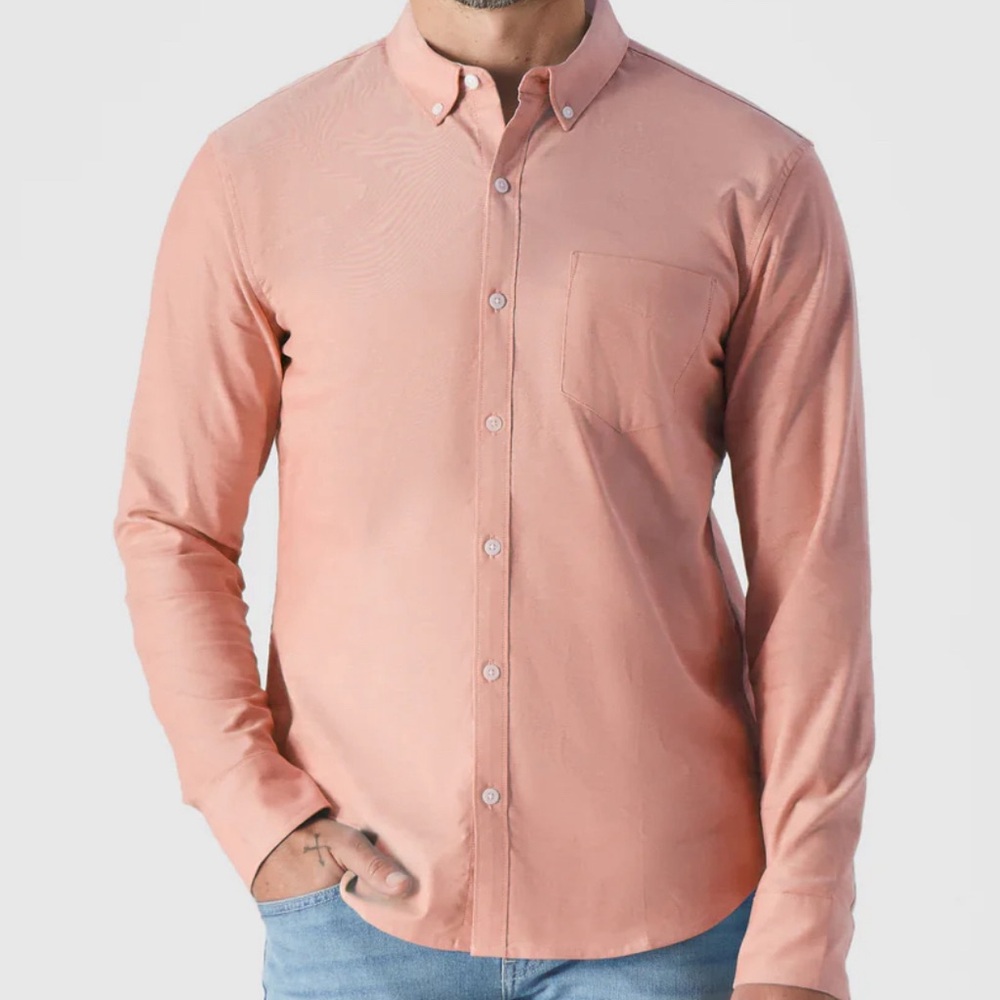 True Classic Long Sleeve Oxford NWOT - Picture 2 of 4